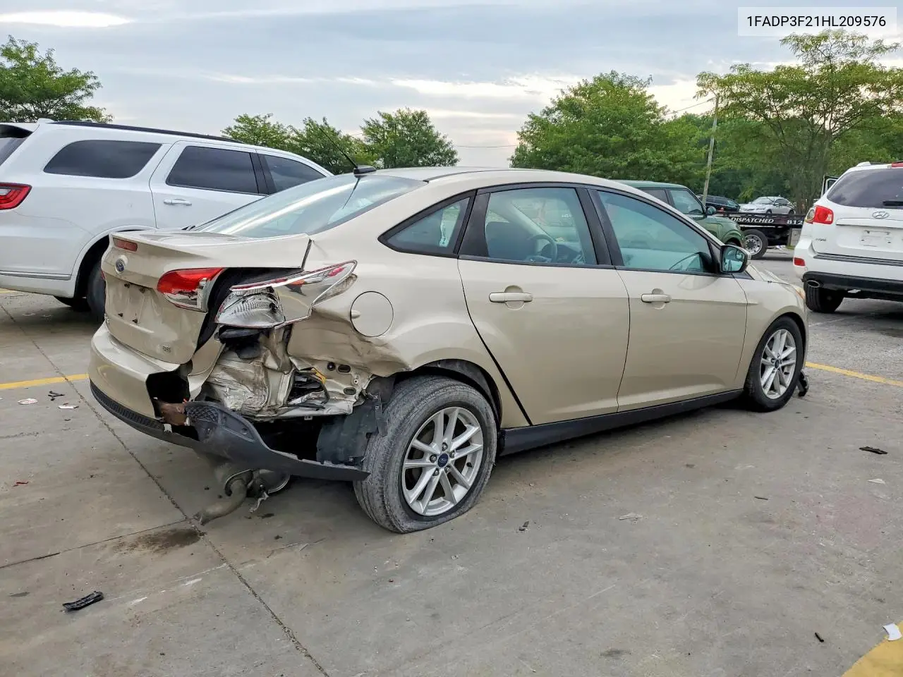 2017 Ford Focus Se VIN: 1FADP3F21HL209576 Lot: 61937176