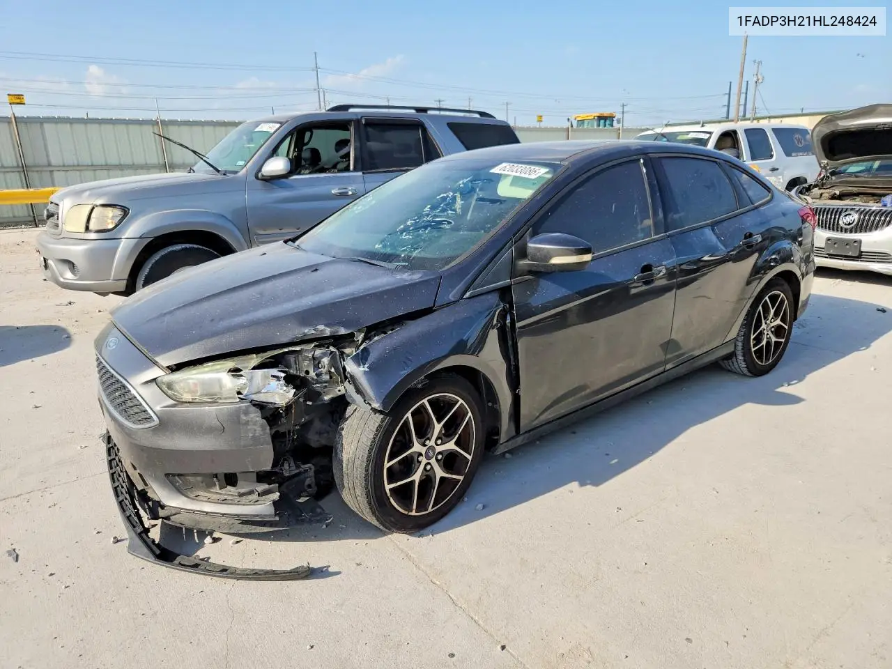 2017 Ford Focus Sel VIN: 1FADP3H21HL248424 Lot: 62033086