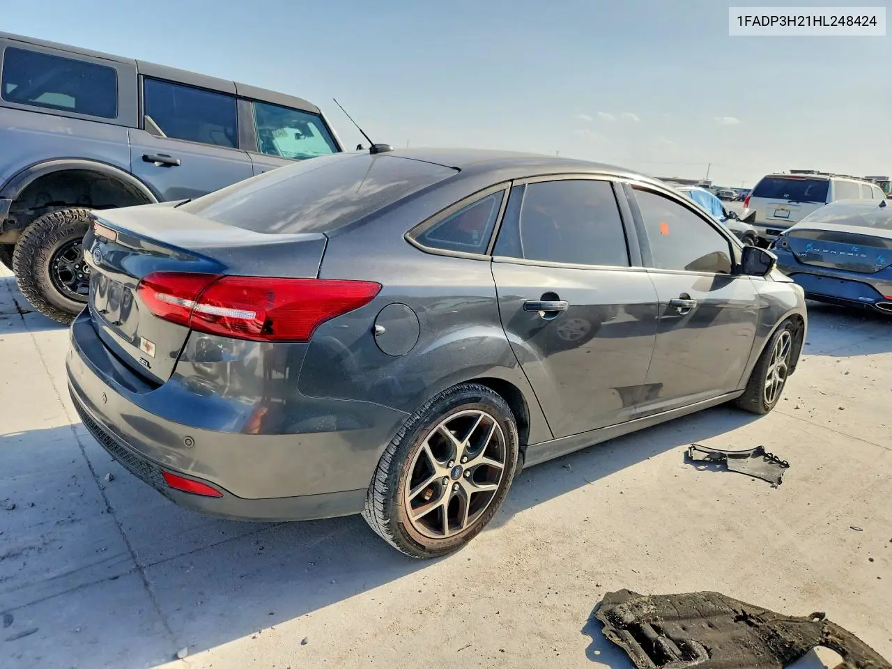 2017 Ford Focus Sel VIN: 1FADP3H21HL248424 Lot: 62033086