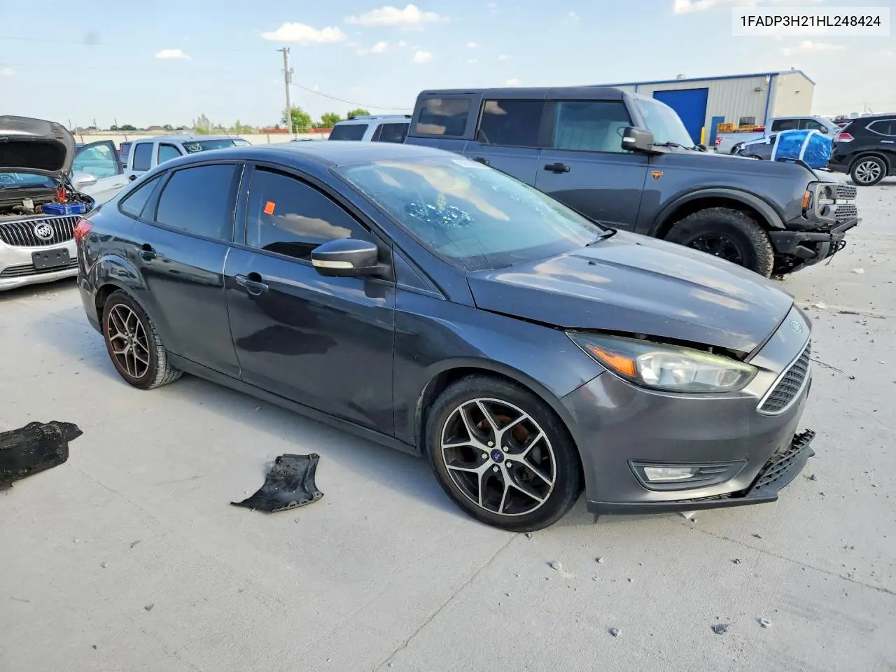2017 Ford Focus Sel VIN: 1FADP3H21HL248424 Lot: 62033086