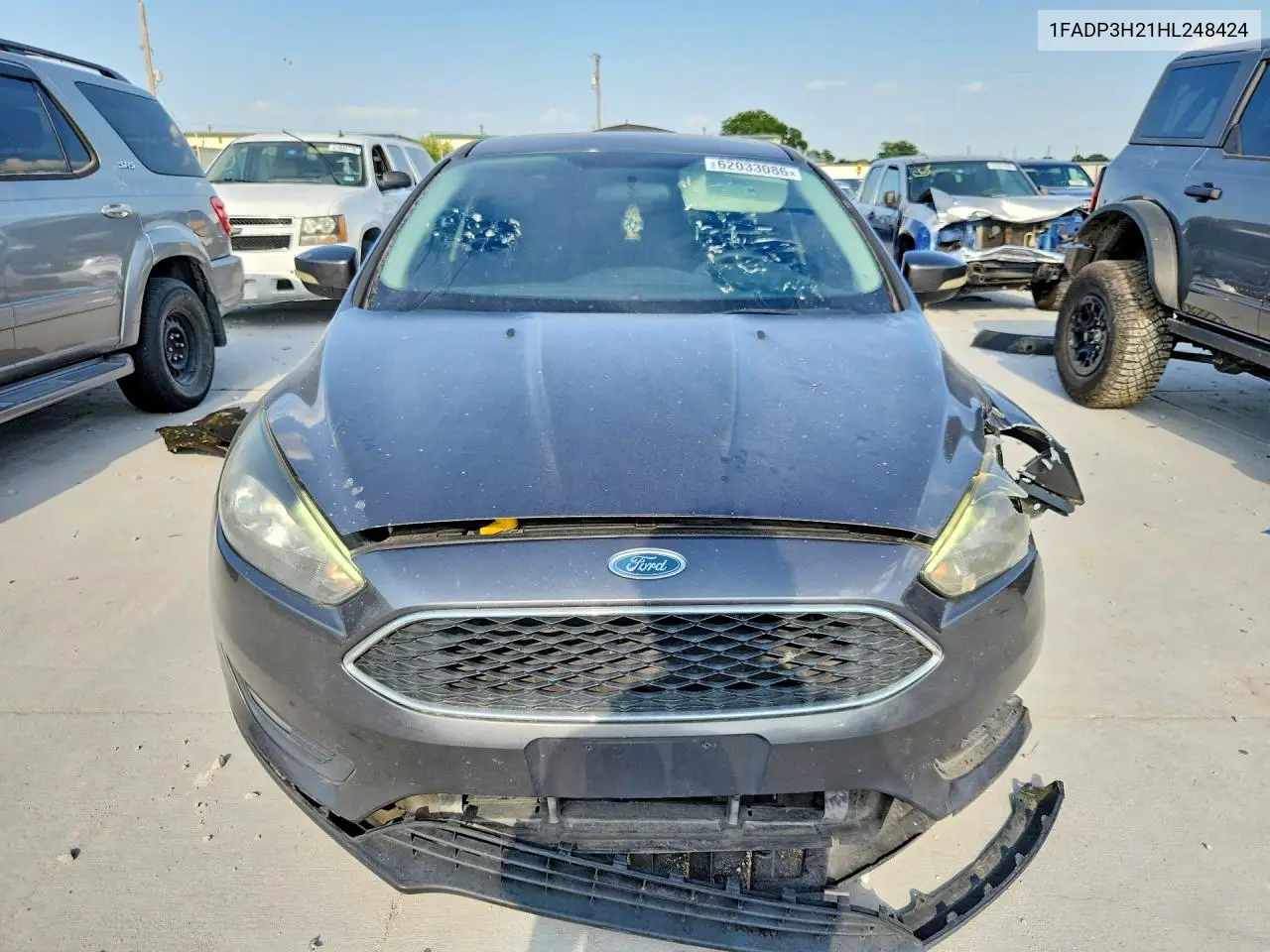 2017 Ford Focus Sel VIN: 1FADP3H21HL248424 Lot: 62033086
