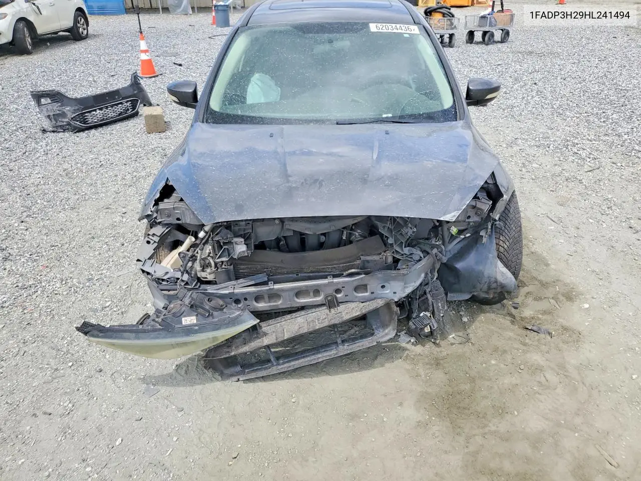 2017 Ford Focus Sel VIN: 1FADP3H29HL241494 Lot: 62034436