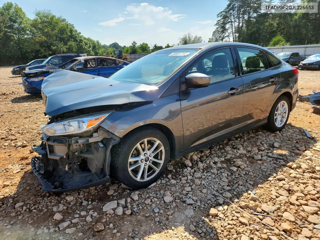 2018 Ford Focus Se VIN: 1FADP3F20JL226553 Lot: 59831796