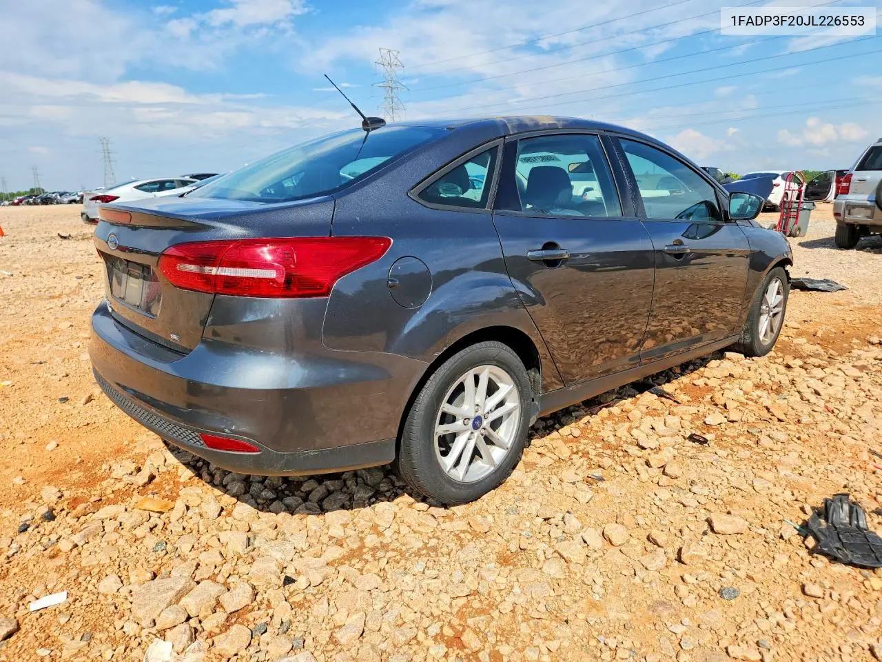 2018 Ford Focus Se VIN: 1FADP3F20JL226553 Lot: 59831796