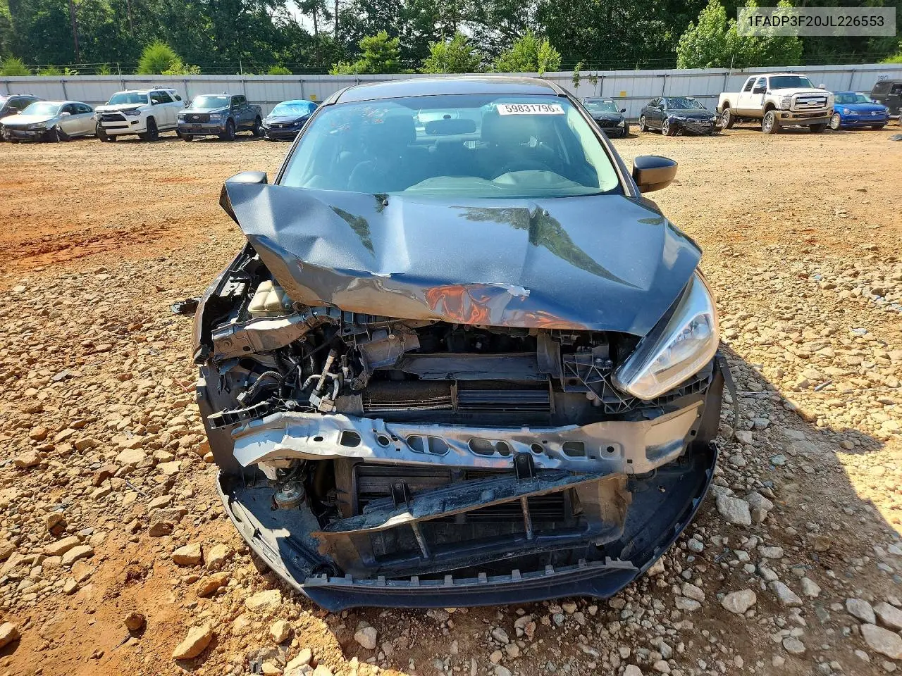 2018 Ford Focus Se VIN: 1FADP3F20JL226553 Lot: 59831796