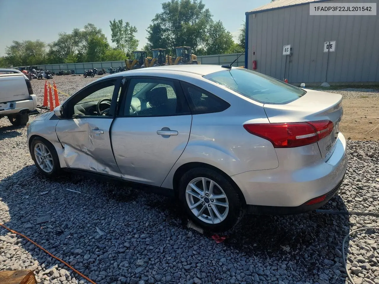 2018 Ford Focus Se VIN: 1FADP3F22JL201542 Lot: 60417586