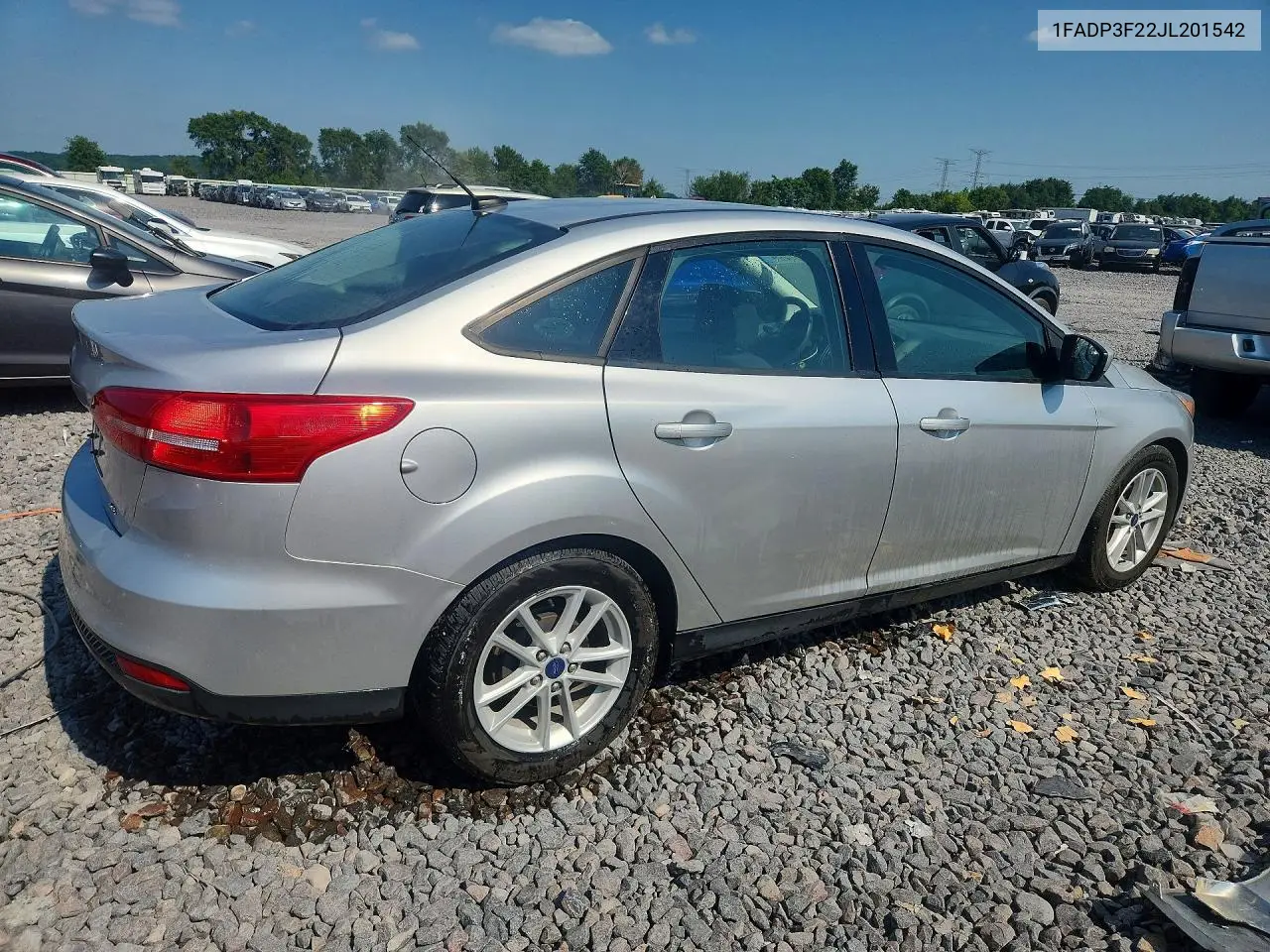 2018 Ford Focus Se VIN: 1FADP3F22JL201542 Lot: 60417586
