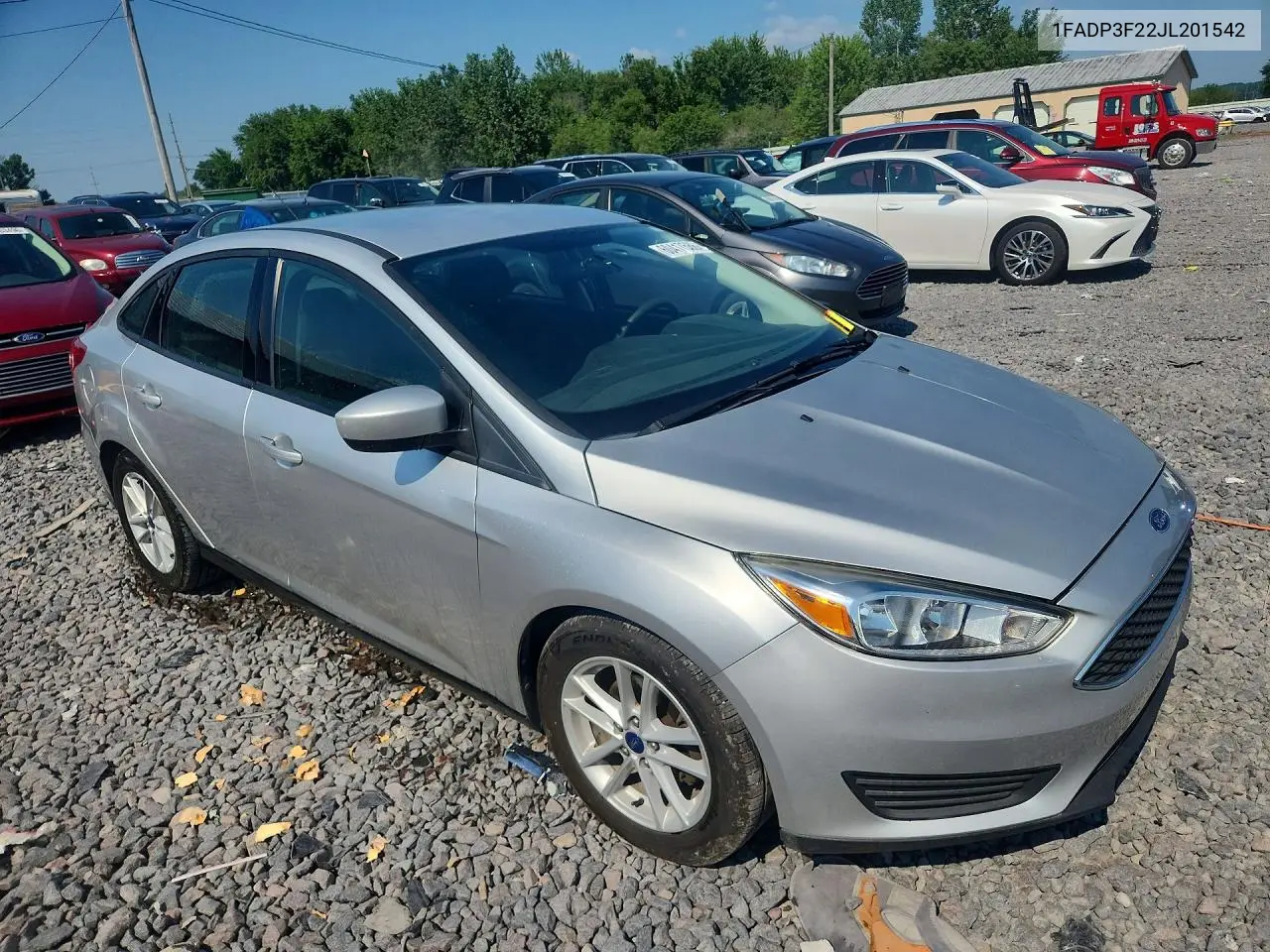 2018 Ford Focus Se VIN: 1FADP3F22JL201542 Lot: 60417586