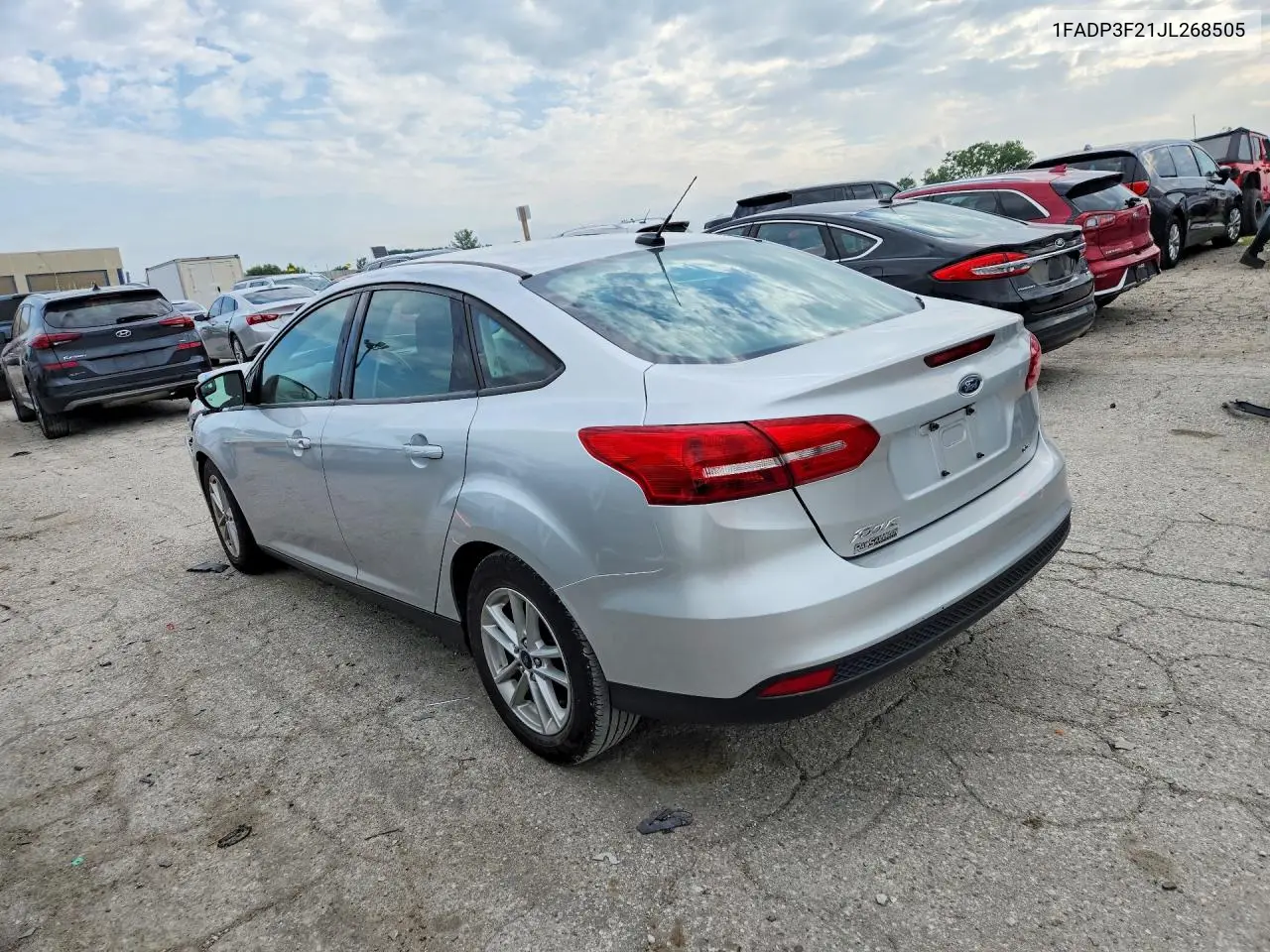 2018 Ford Focus Se VIN: 1FADP3F21JL268505 Lot: 61071176
