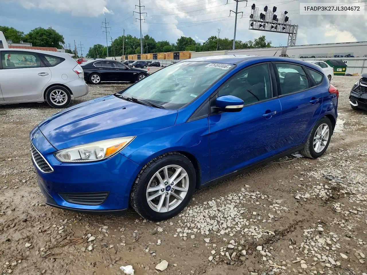 2018 Ford Focus Se VIN: 1FADP3K27JL304672 Lot: 61484886