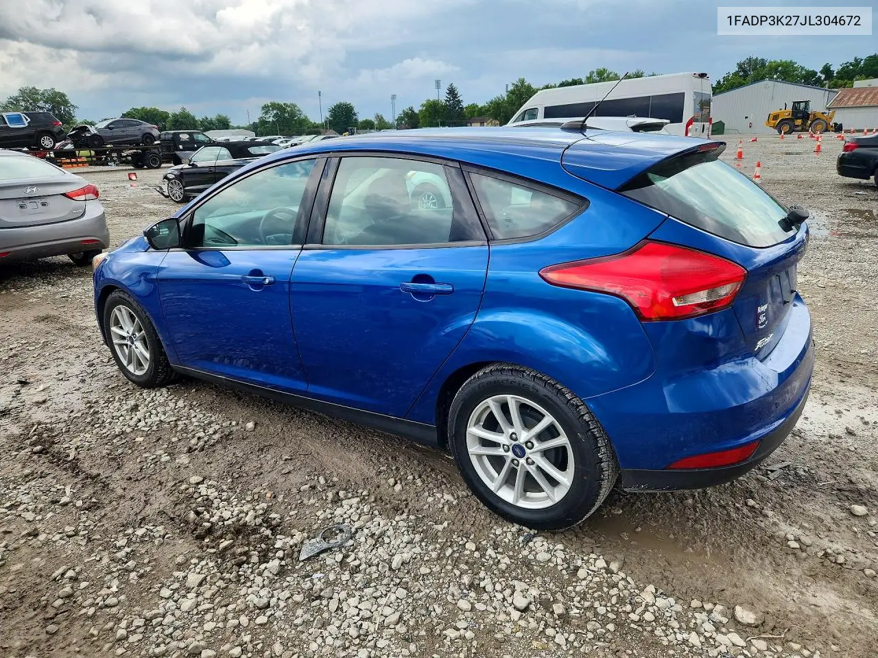 2018 Ford Focus Se VIN: 1FADP3K27JL304672 Lot: 61484886