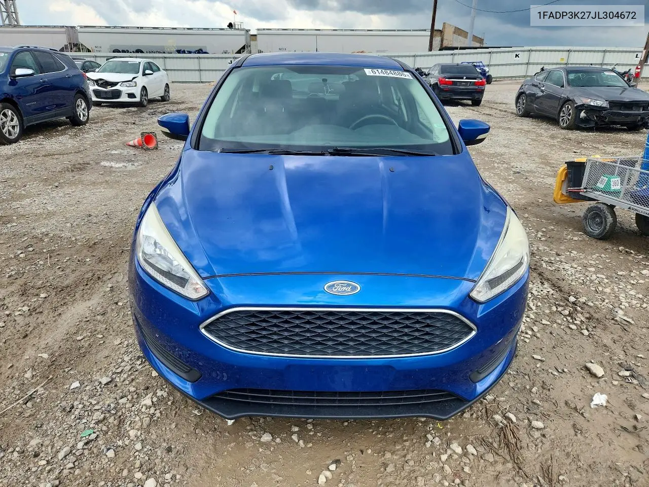 2018 Ford Focus Se VIN: 1FADP3K27JL304672 Lot: 61484886