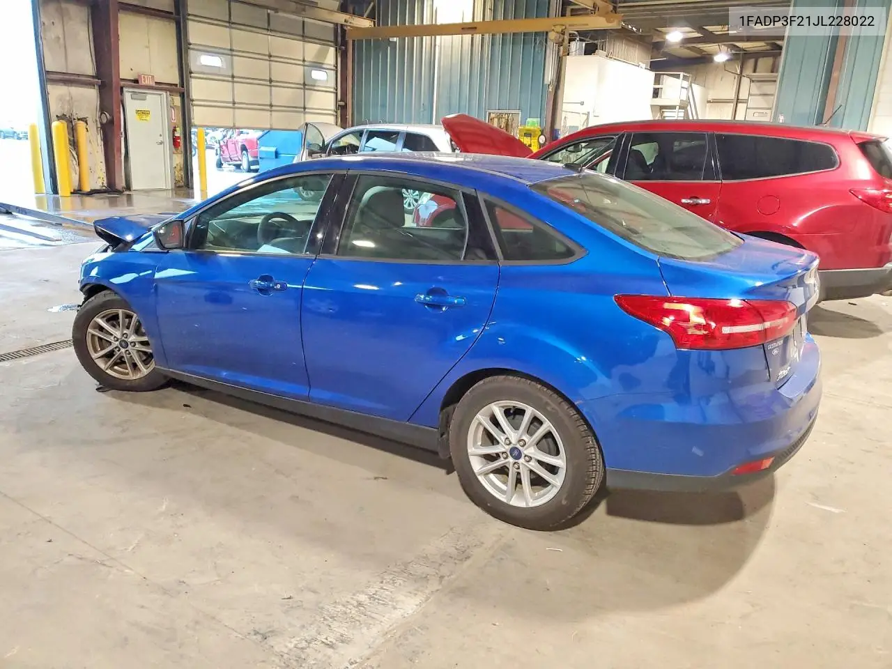 2018 Ford Focus Se VIN: 1FADP3F21JL228022 Lot: 61513106