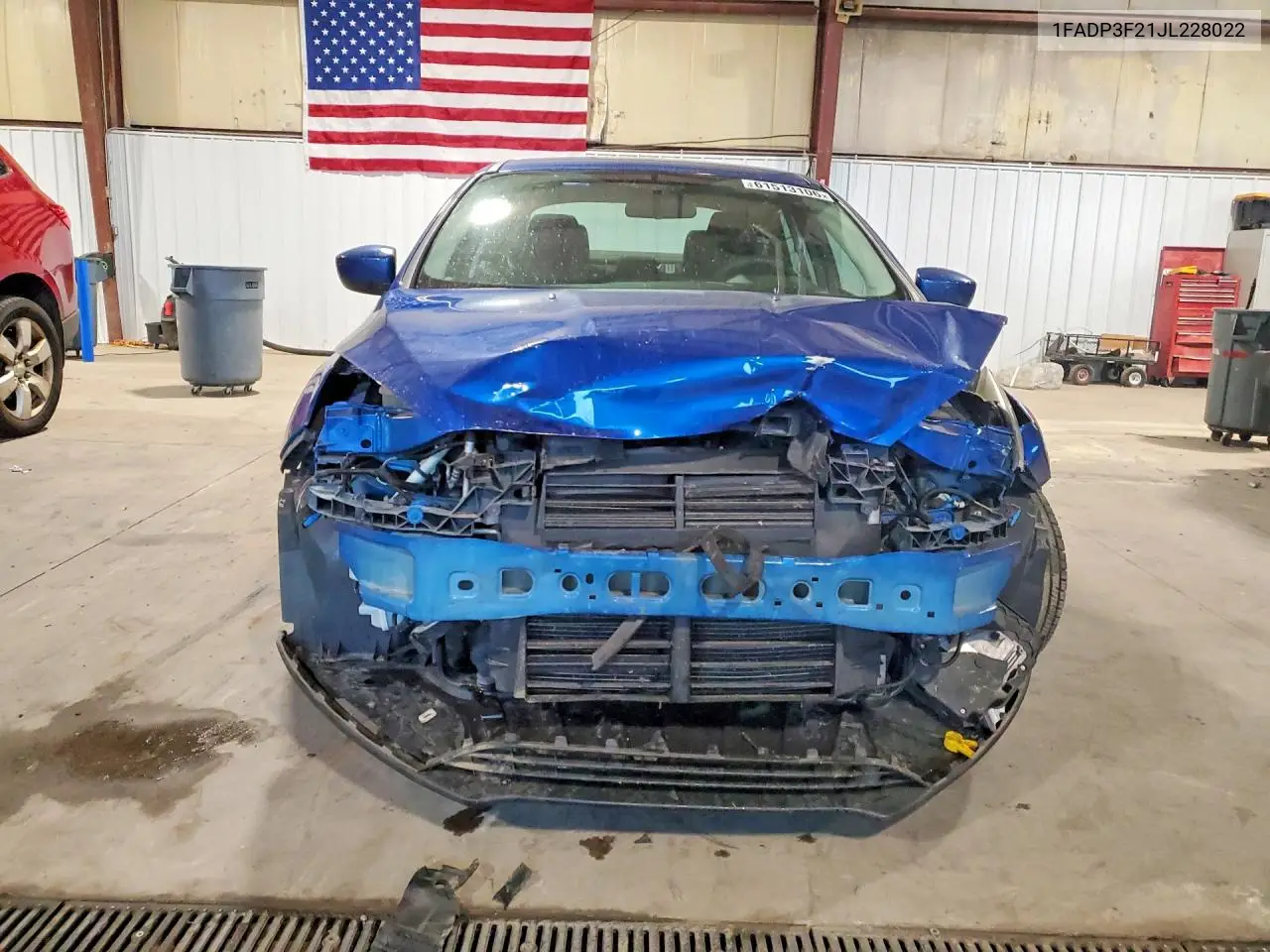 2018 Ford Focus Se VIN: 1FADP3F21JL228022 Lot: 61513106