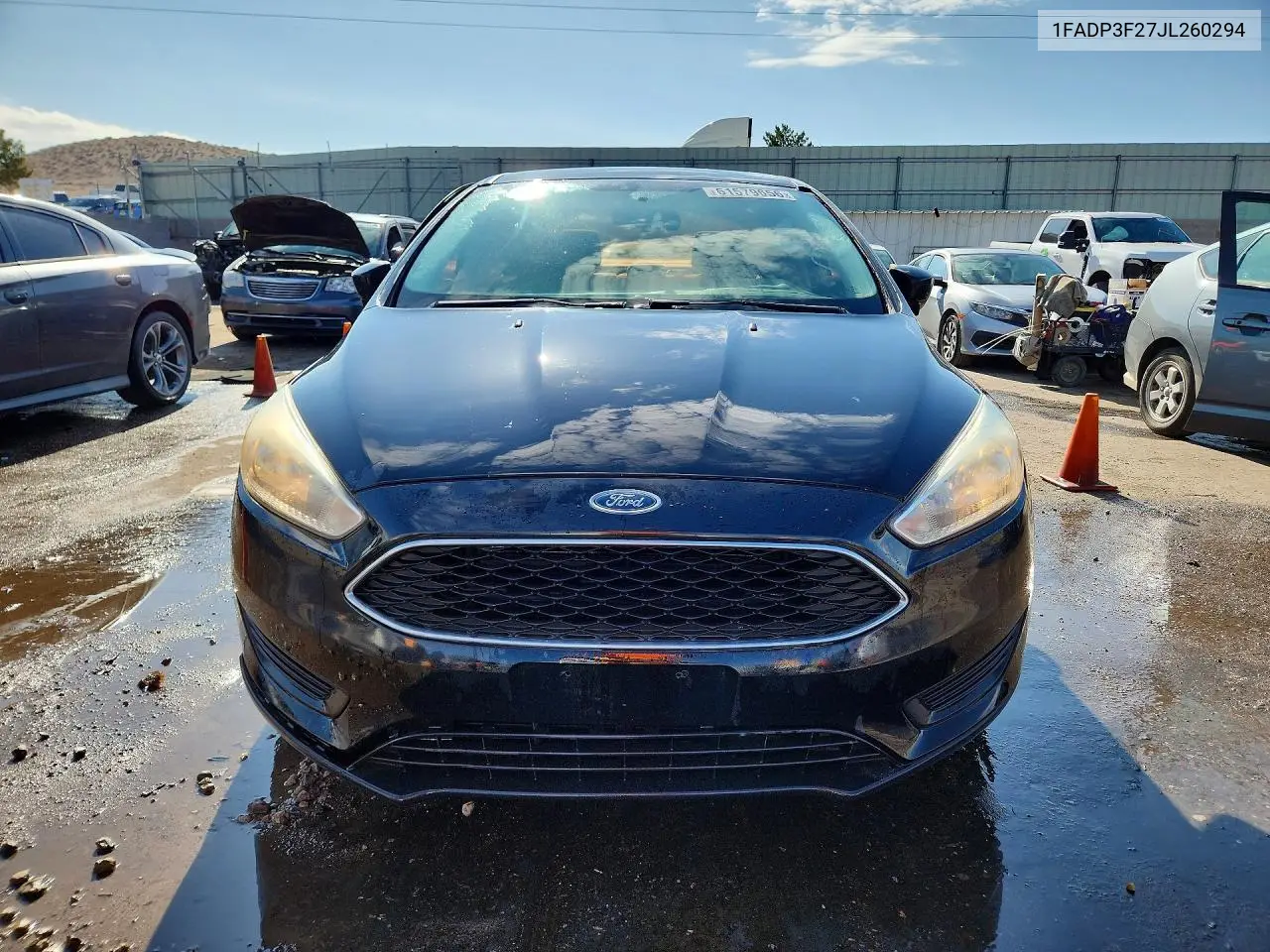 2018 Ford Focus Se VIN: 1FADP3F27JL260294 Lot: 61579656