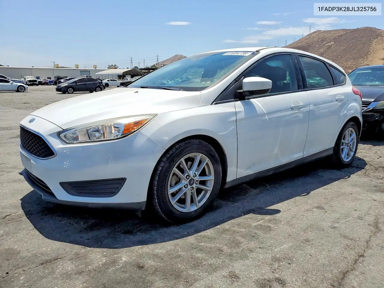 2018 Ford Focus Se VIN: 1FADP3K28JL325756 Lot: 61684736