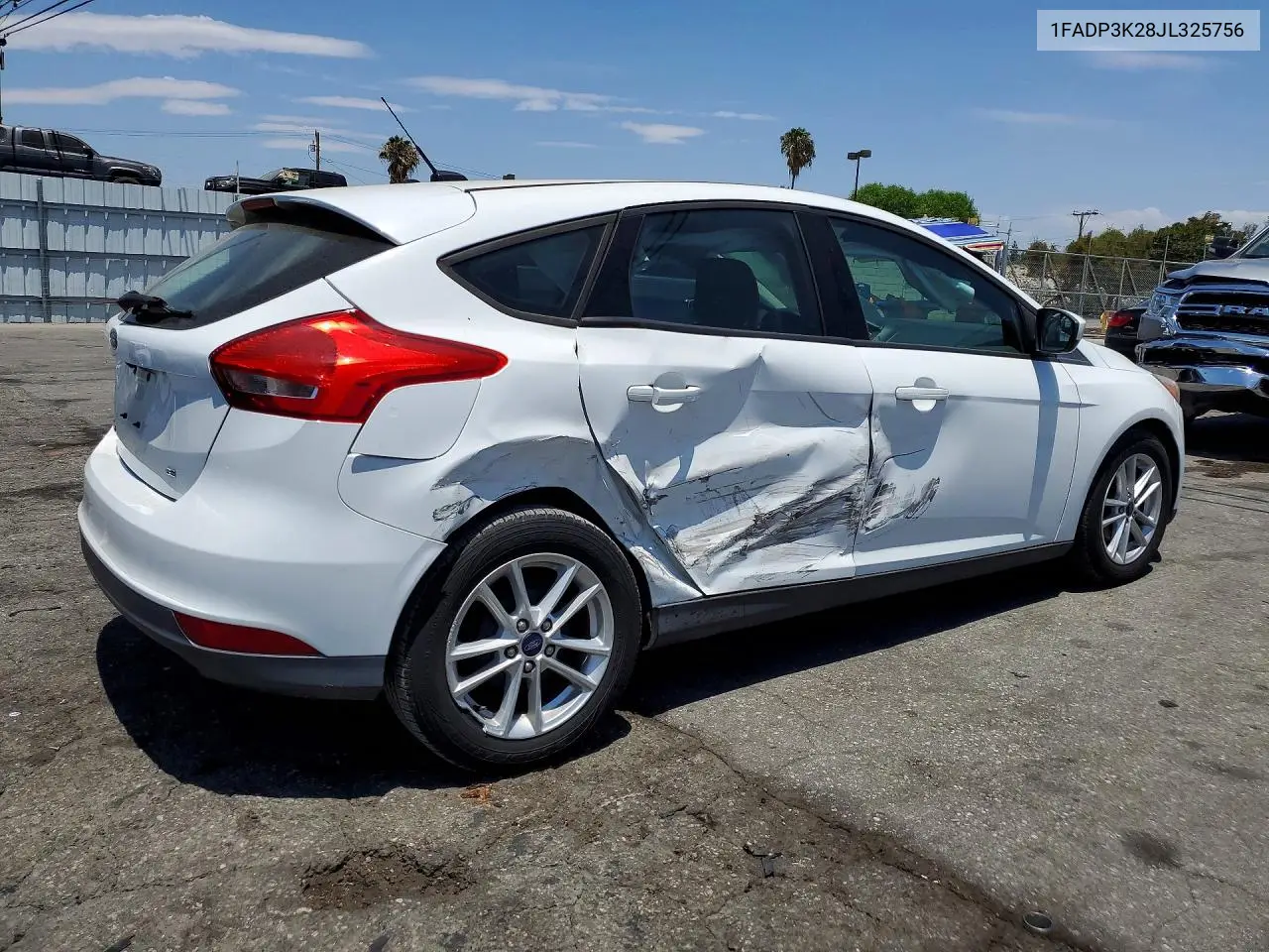 2018 Ford Focus Se VIN: 1FADP3K28JL325756 Lot: 61684736
