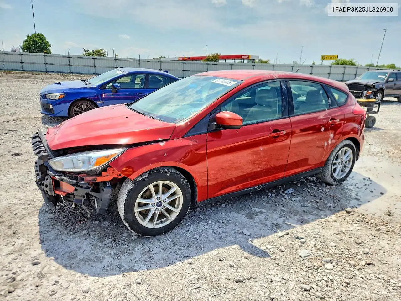 2018 Ford Focus Se VIN: 1FADP3K25JL326900 Lot: 61780346