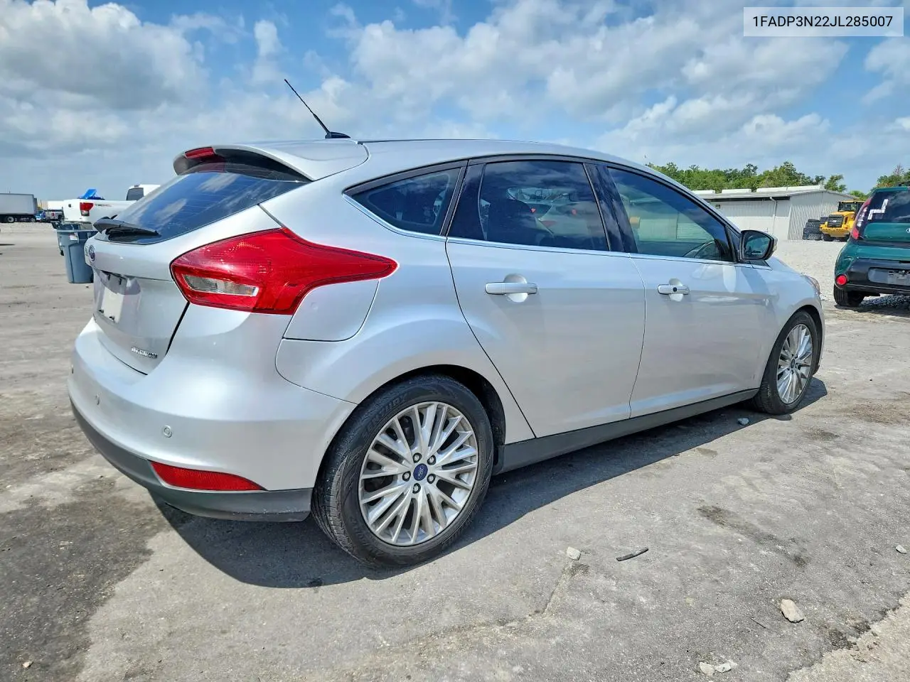 2018 Ford Focus Titanium VIN: 1FADP3N22JL285007 Lot: 61865296