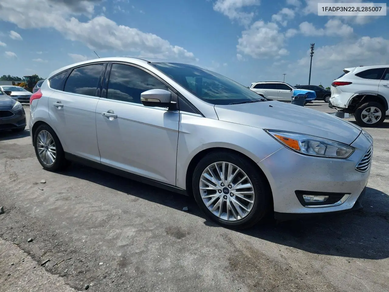 2018 Ford Focus Titanium VIN: 1FADP3N22JL285007 Lot: 61865296
