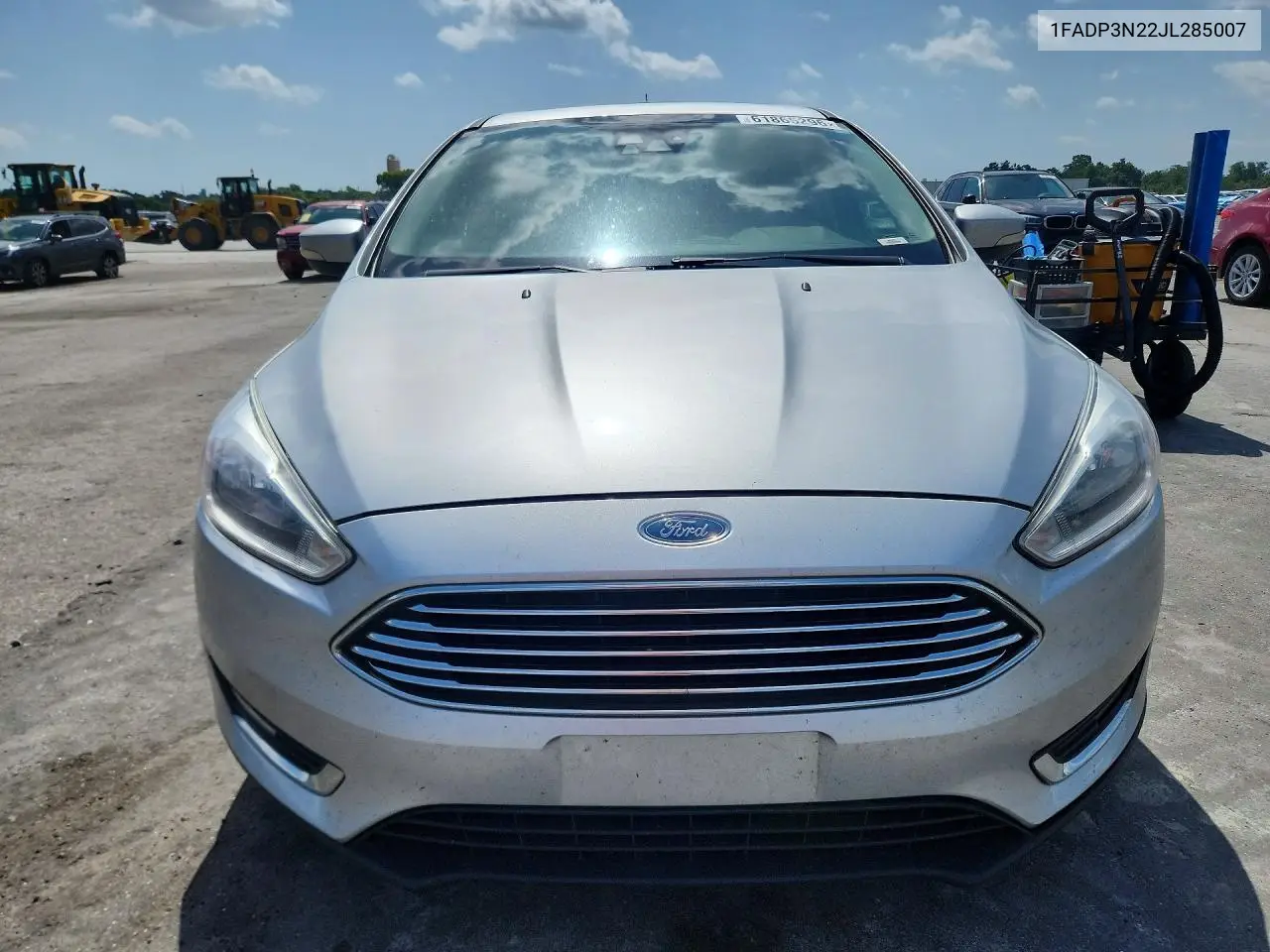 2018 Ford Focus Titanium VIN: 1FADP3N22JL285007 Lot: 61865296