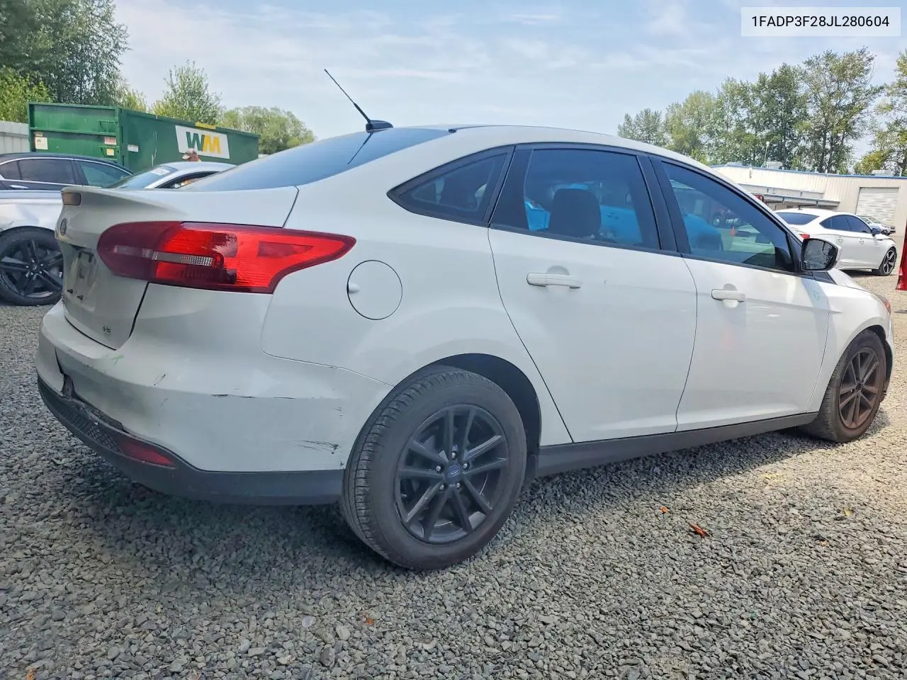 2018 Ford Focus Se VIN: 1FADP3F28JL280604 Lot: 61926926