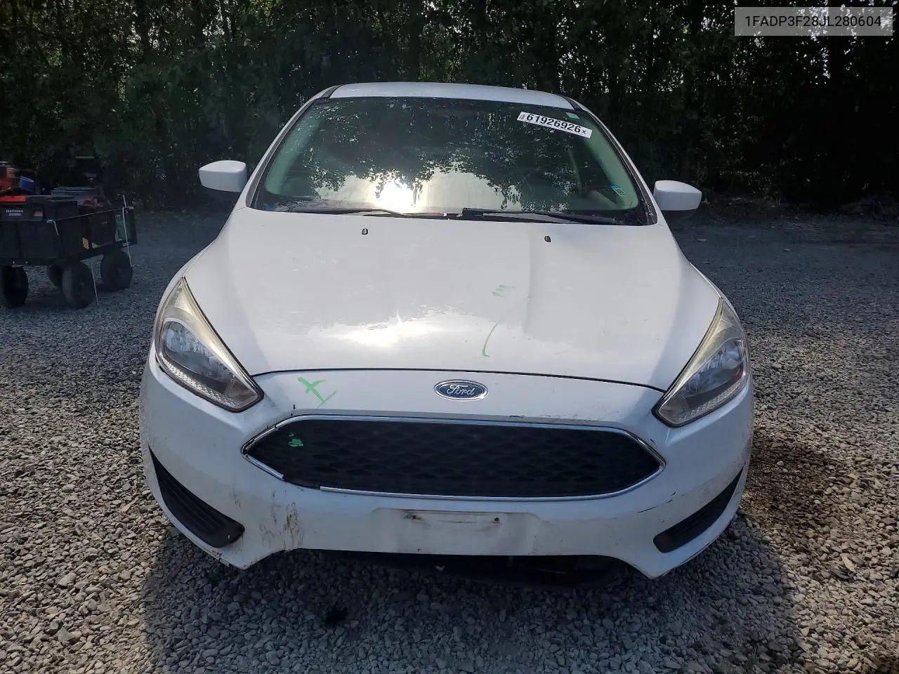 2018 Ford Focus Se VIN: 1FADP3F28JL280604 Lot: 61926926