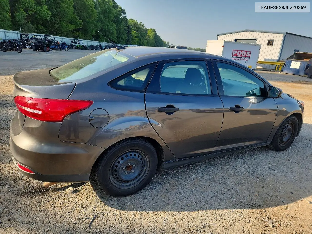 2018 Ford Focus S VIN: 1FADP3E28JL220369 Lot: 61972616