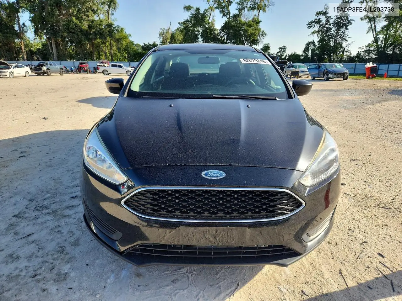 2018 Ford Focus Se VIN: 1FADP3FE4JL203738 Lot: 62079346