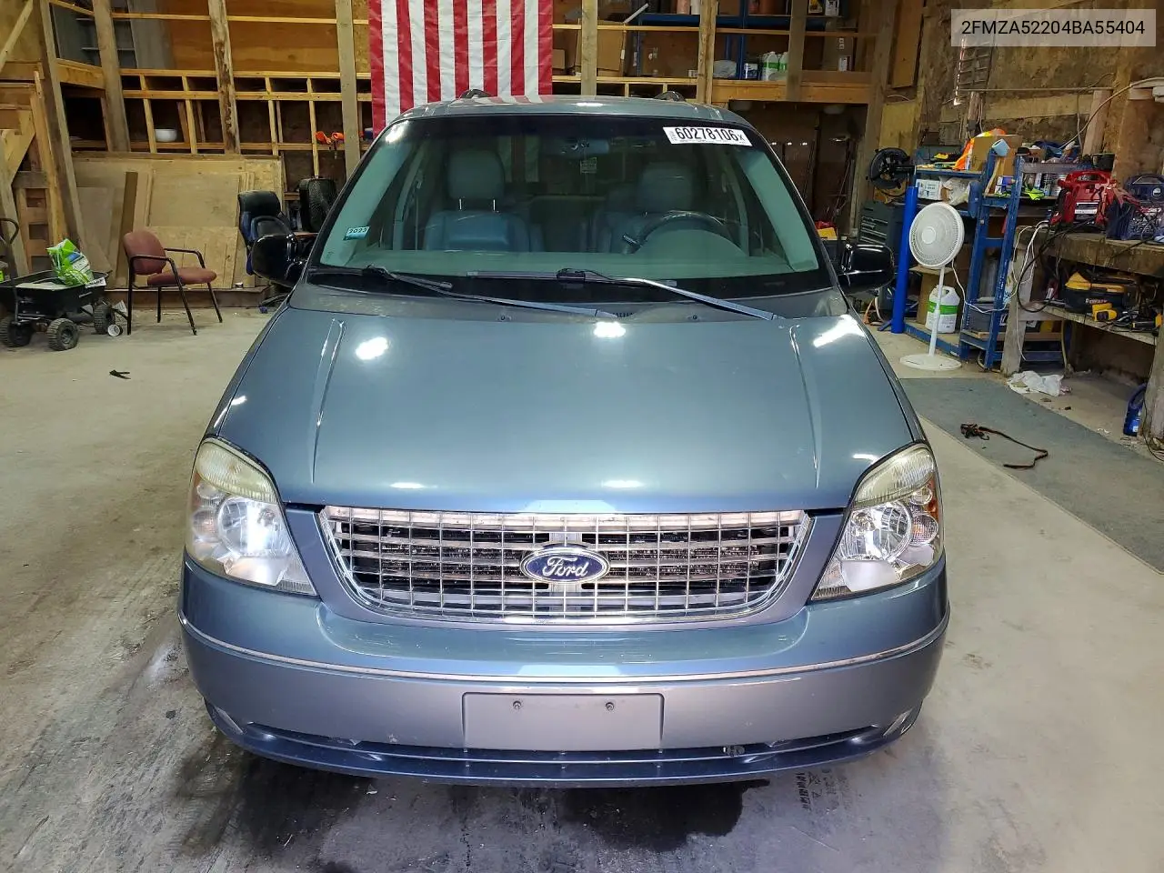 2004 Ford Freestar Sel VIN: 2FMZA52204BA55404 Lot: 60278106