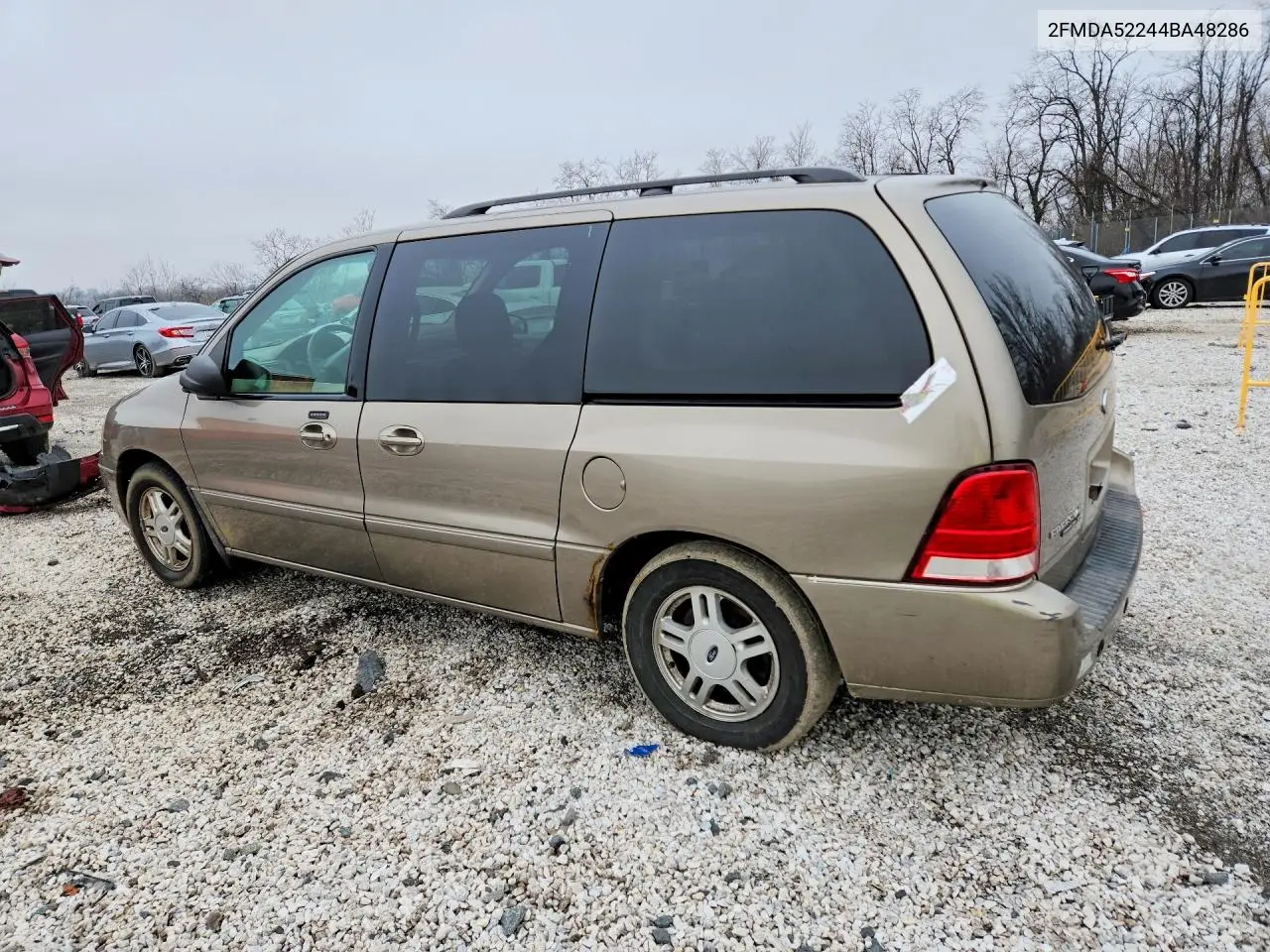 2004 Ford Freestar VIN: 2FMDA52244BA48286 Lot: 76243105