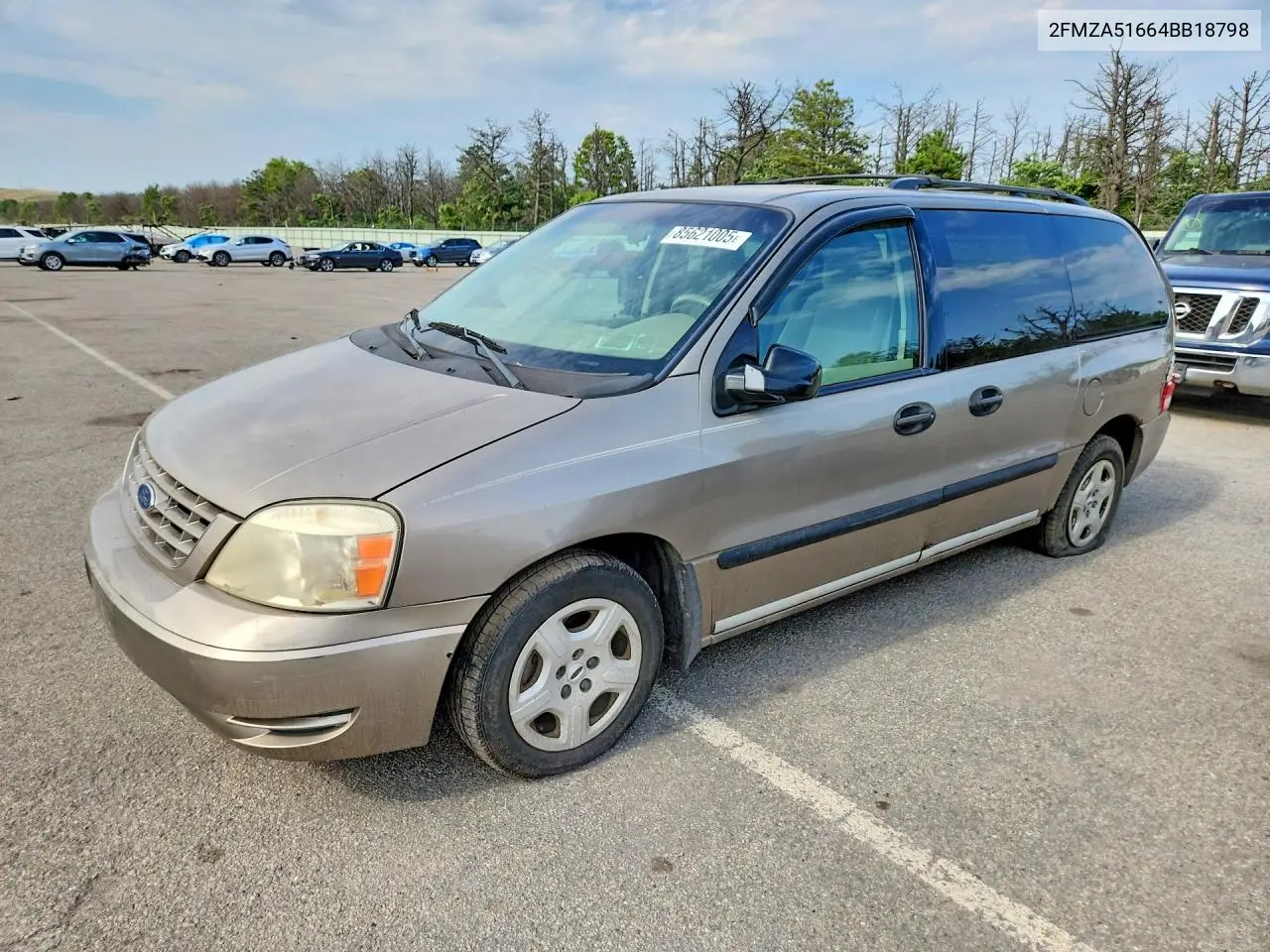 2004 Ford Freestar Se VIN: 2FMZA51664BB18798 Lot: 85621005