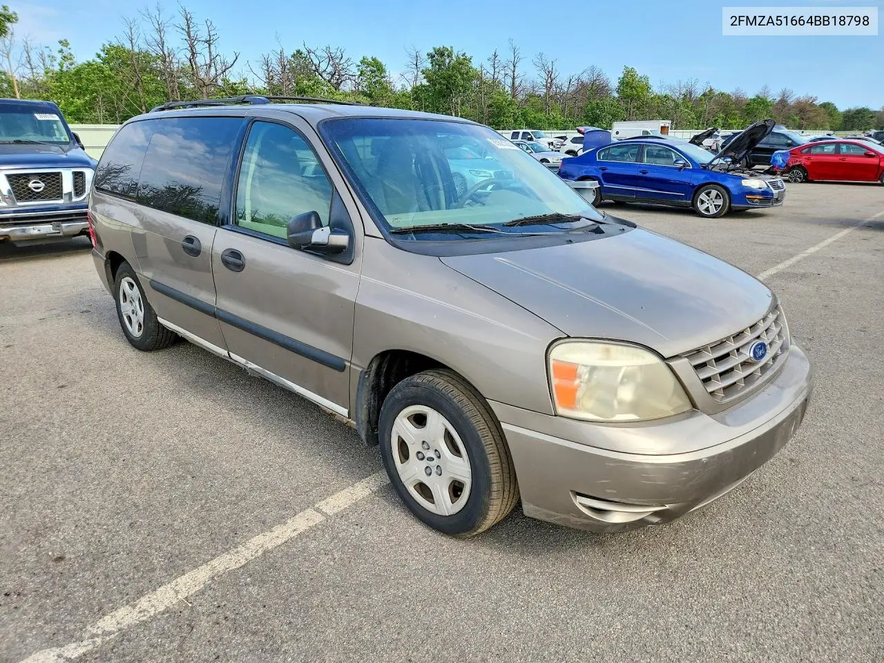 2004 Ford Freestar Se VIN: 2FMZA51664BB18798 Lot: 85621005