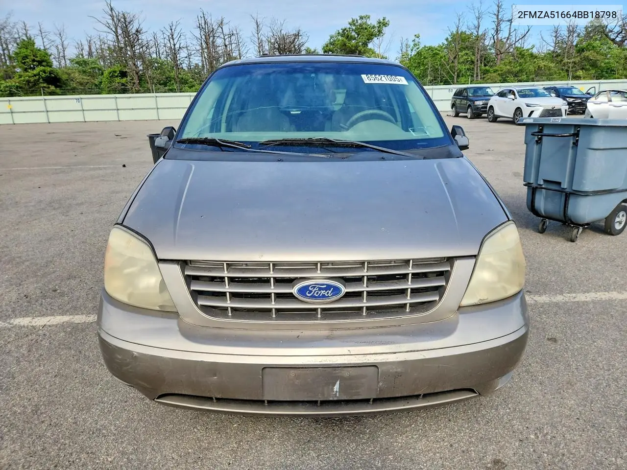 2004 Ford Freestar Se VIN: 2FMZA51664BB18798 Lot: 85621005