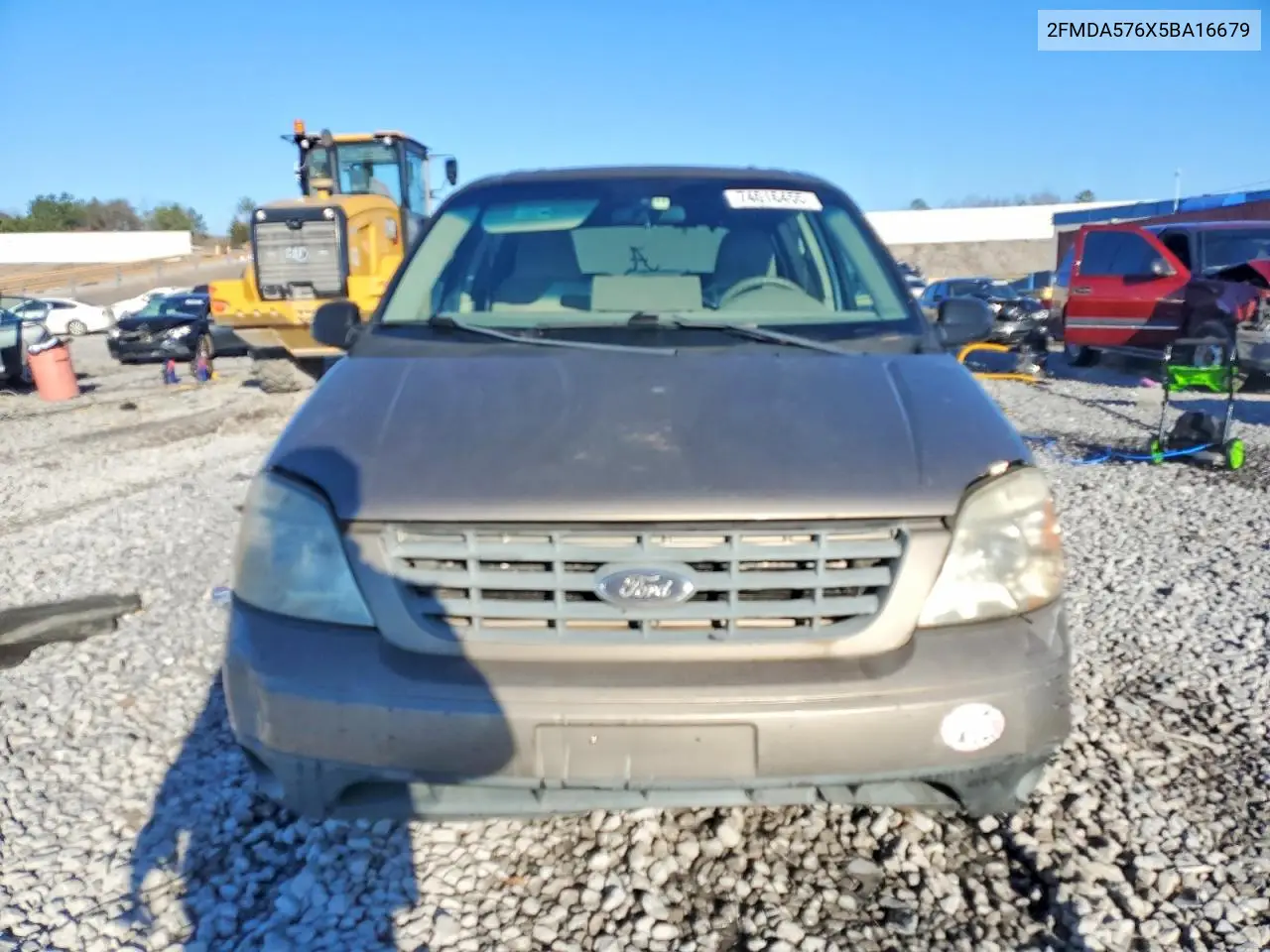 2005 Ford Freestar Ses VIN: 2FMDA576X5BA16679 Lot: 74016455