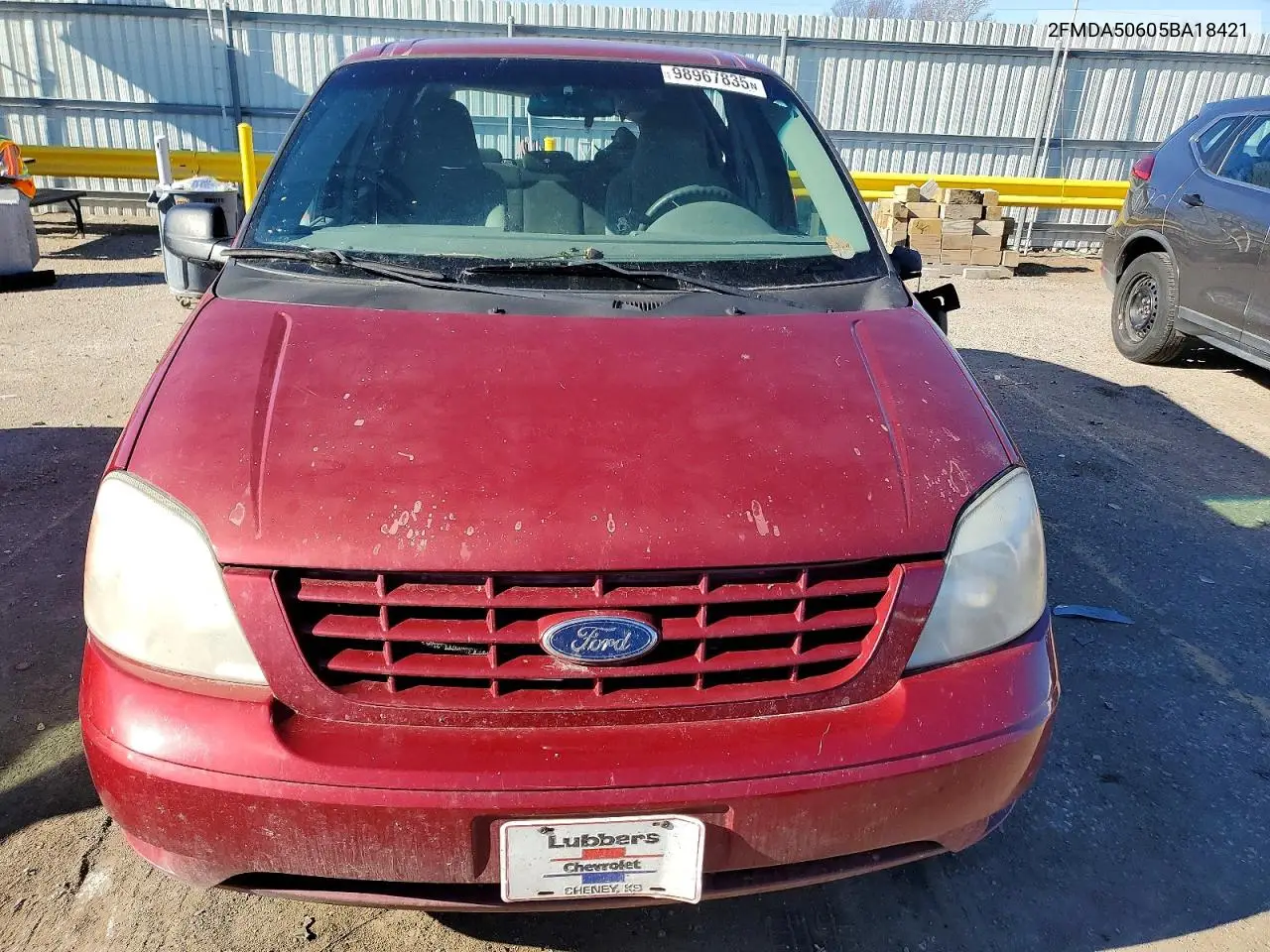 2005 Ford Freestar VIN: 2FMDA50605BA18421 Lot: 98967835
