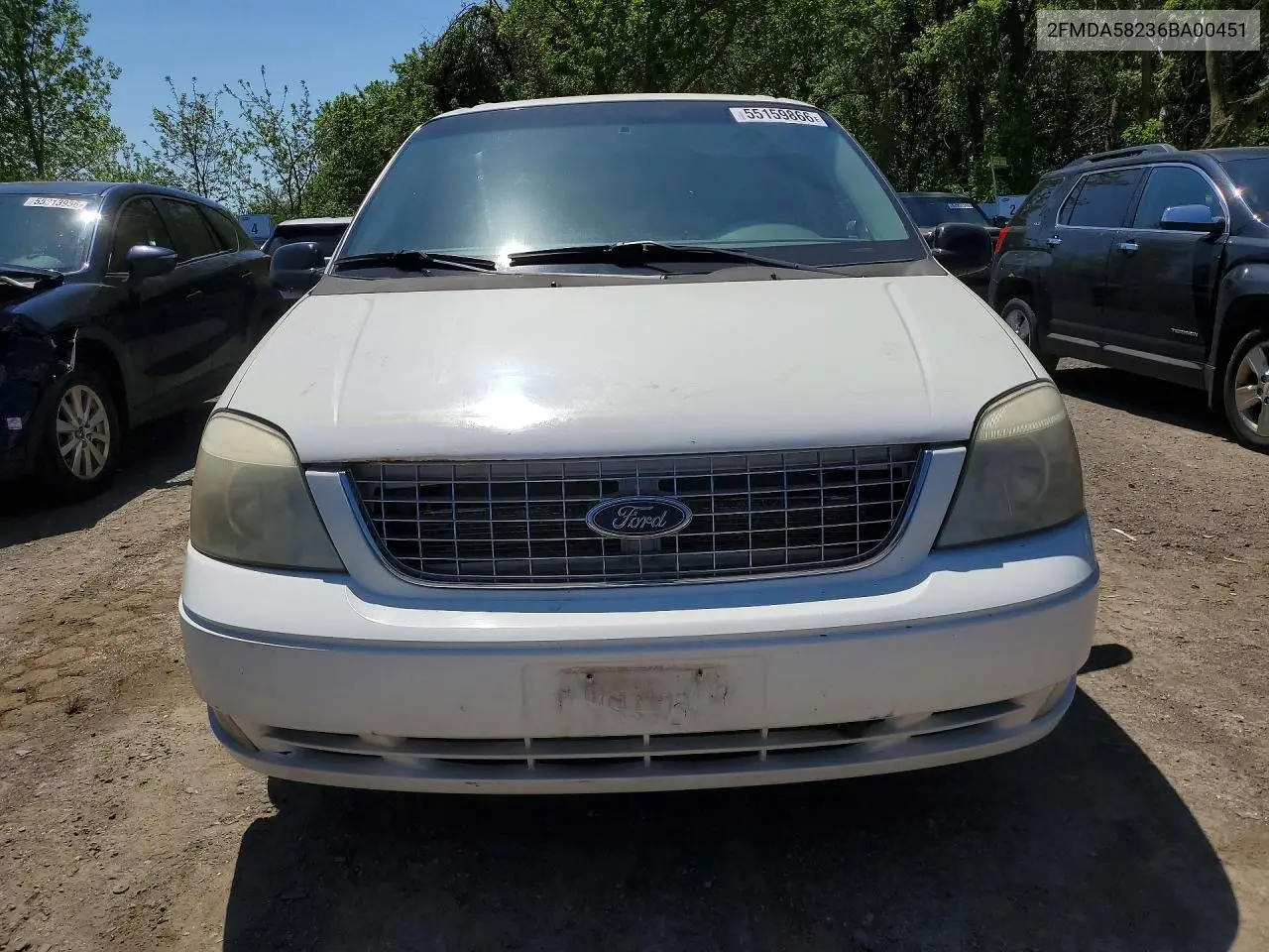 2006 Ford Freestar Limited VIN: 2FMDA58236BA00451 Lot: 55159866