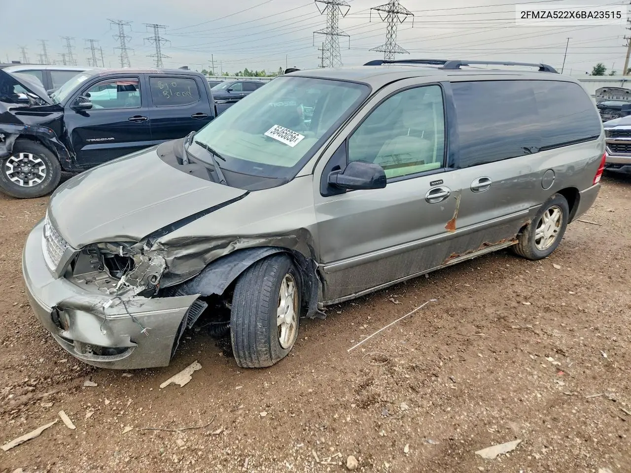 2006 Ford Freestar Sel VIN: 2FMZA522X6BA23515 Lot: 56465056