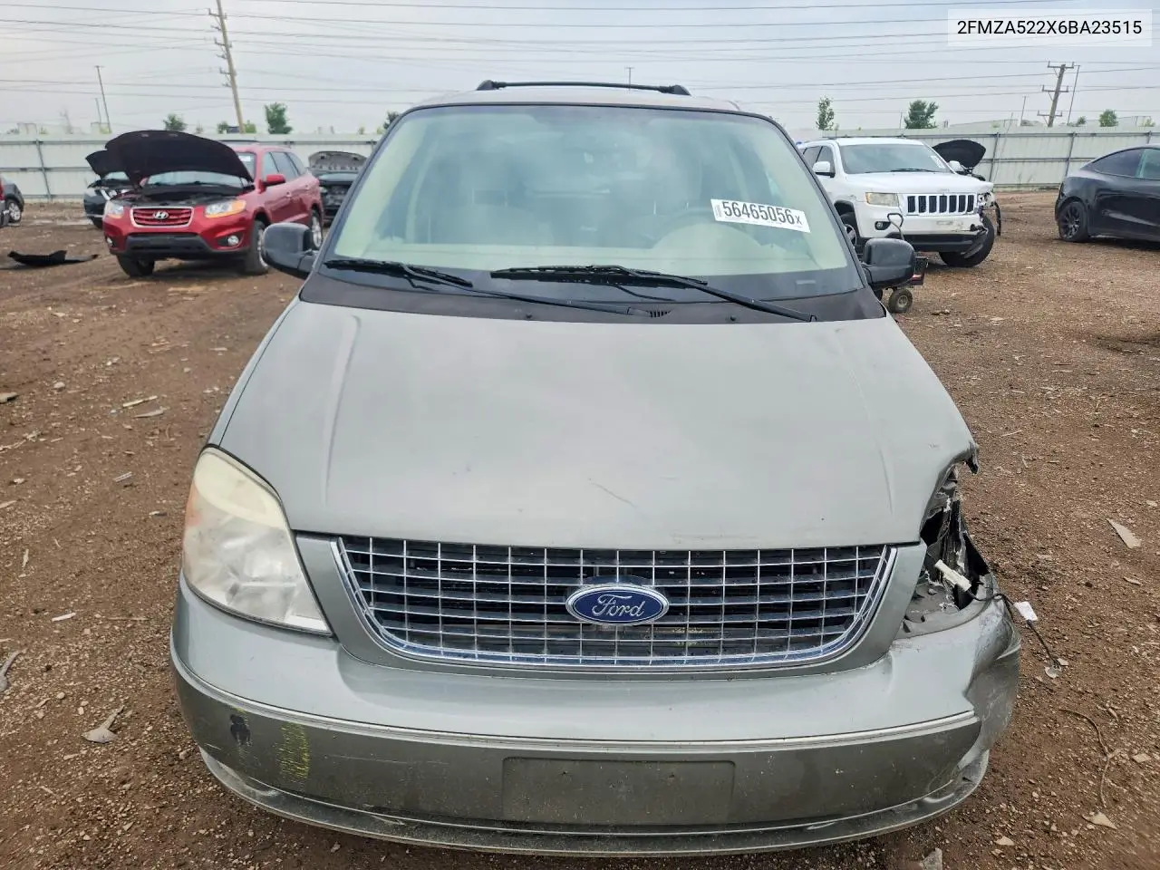 2006 Ford Freestar Sel VIN: 2FMZA522X6BA23515 Lot: 56465056