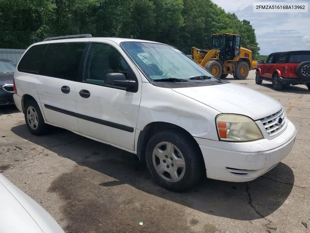 2006 Ford Freestar Se VIN: 2FMZA51616BA13962 Lot: 57783236
