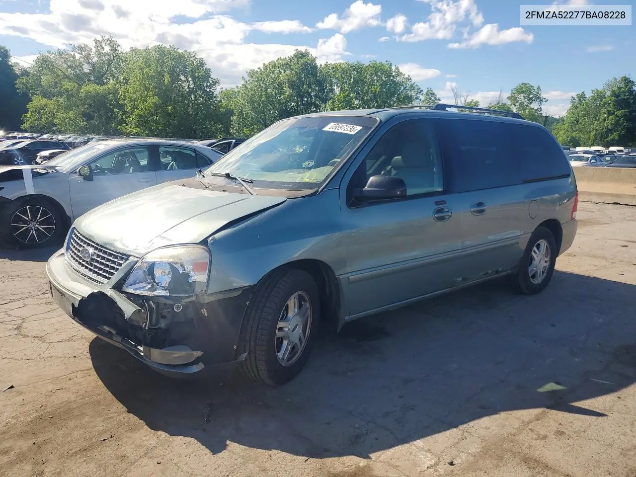 2007 Ford Freestar Sel VIN: 2FMZA52277BA08228 Lot: 55697236