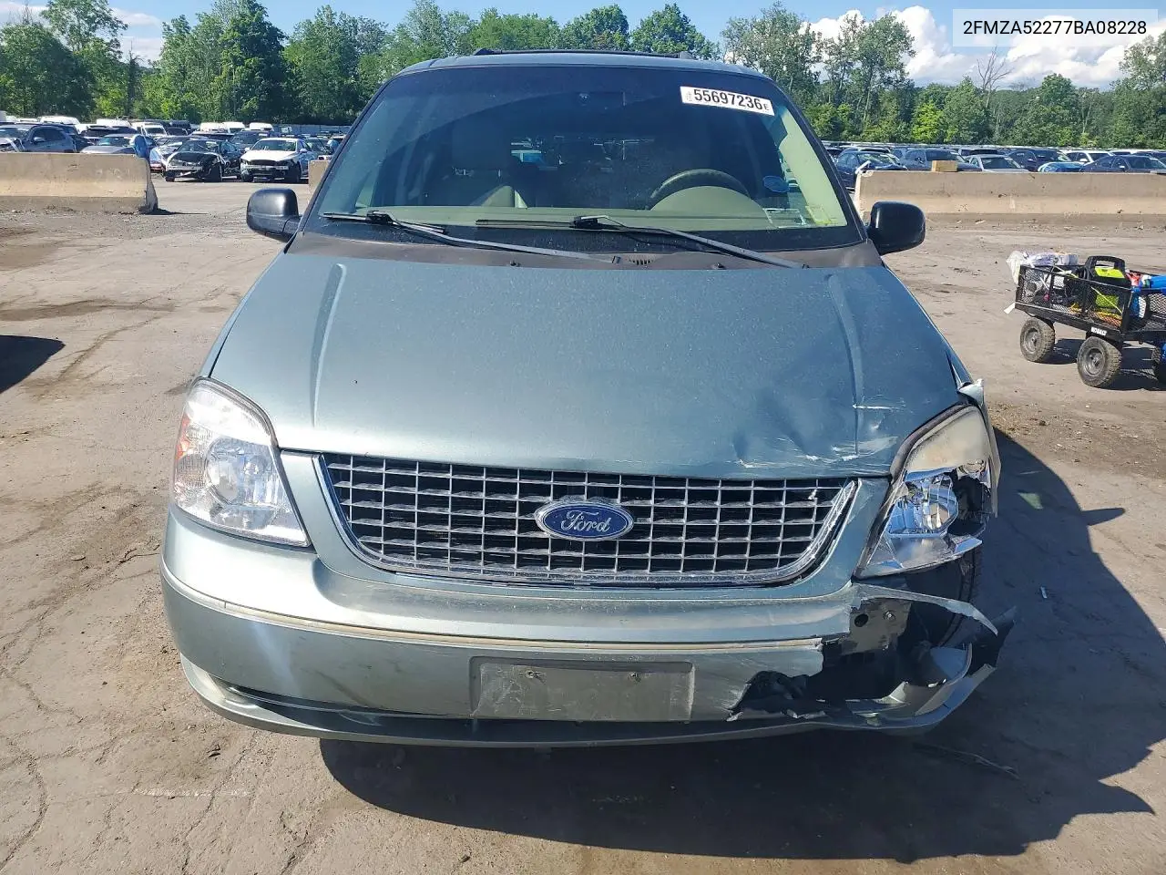 2007 Ford Freestar Sel VIN: 2FMZA52277BA08228 Lot: 55697236