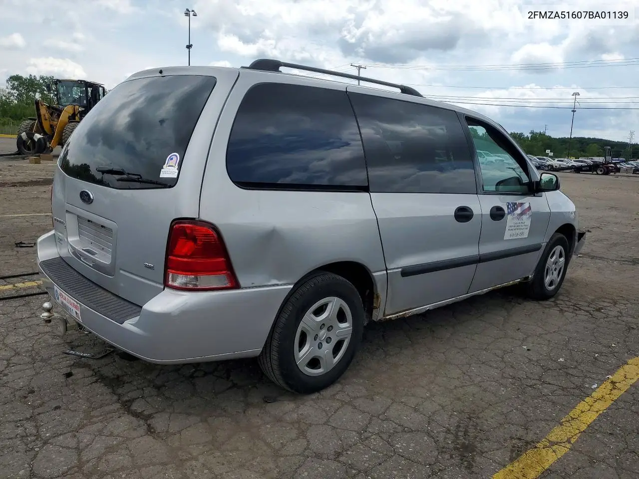 2007 Ford Freestar Se VIN: 2FMZA51607BA01139 Lot: 58613236