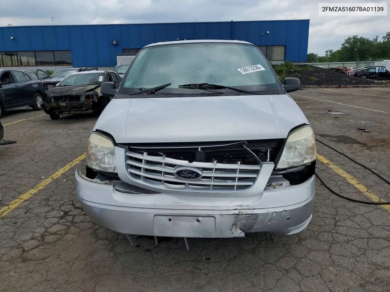 2007 Ford Freestar Se VIN: 2FMZA51607BA01139 Lot: 58613236