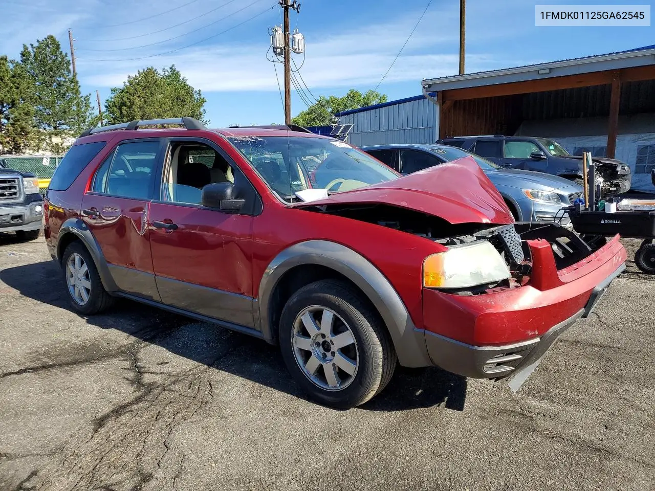 2005 Ford Freestyle Se VIN: 1FMDK01125GA62545 Lot: 54783646
