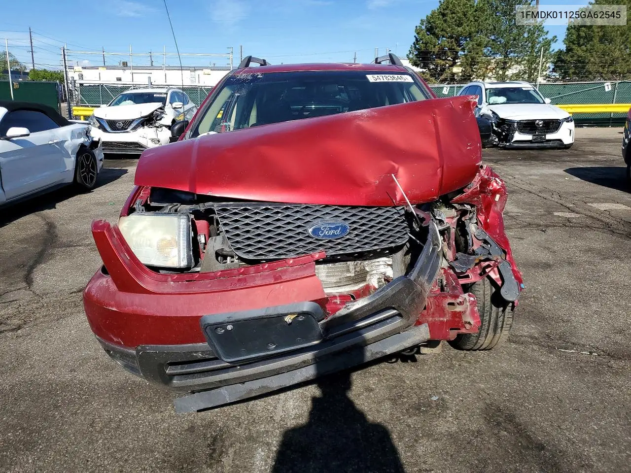 2005 Ford Freestyle Se VIN: 1FMDK01125GA62545 Lot: 54783646