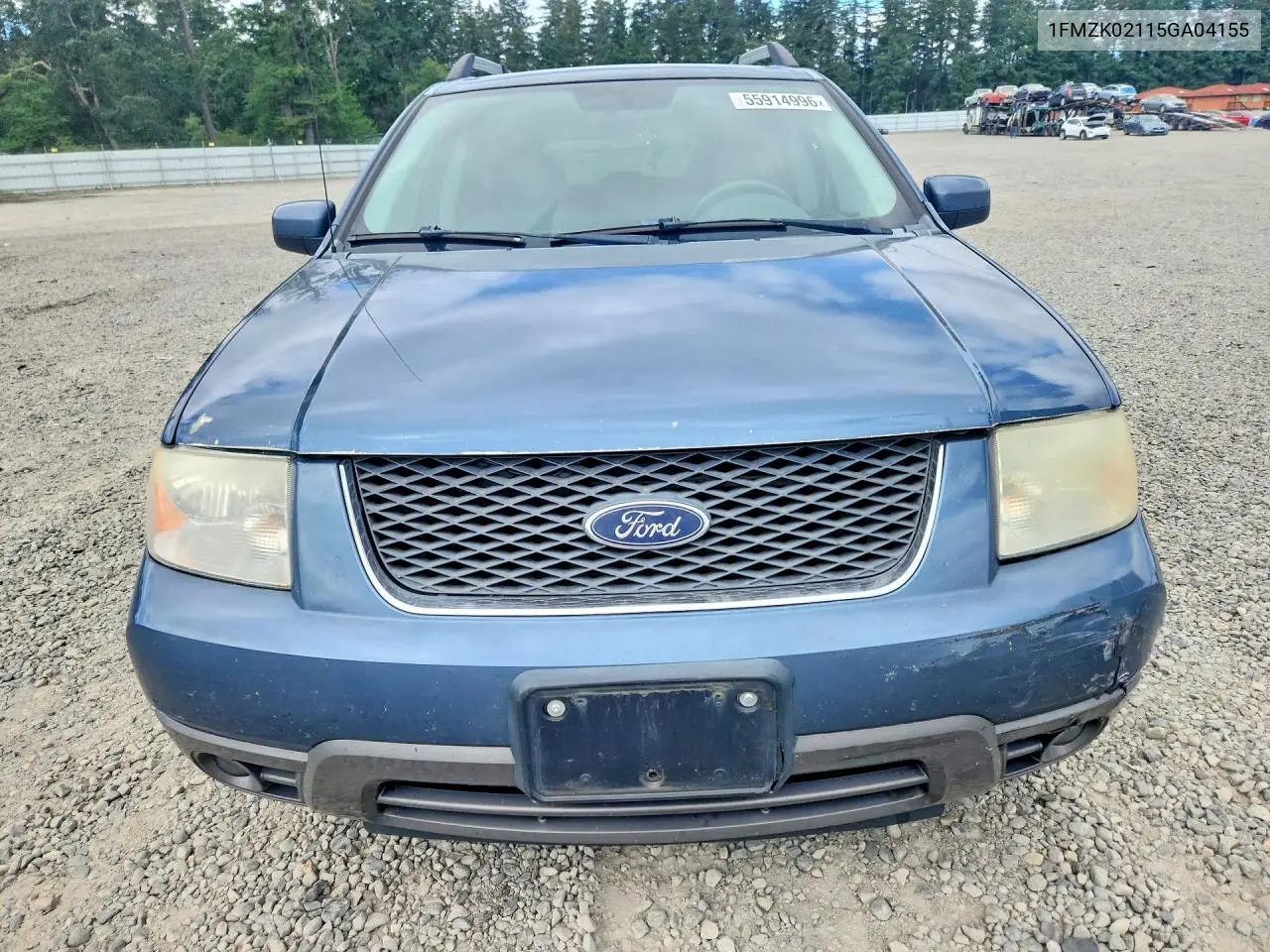 2005 Ford Freestyle Sel VIN: 1FMZK02115GA04155 Lot: 55914996