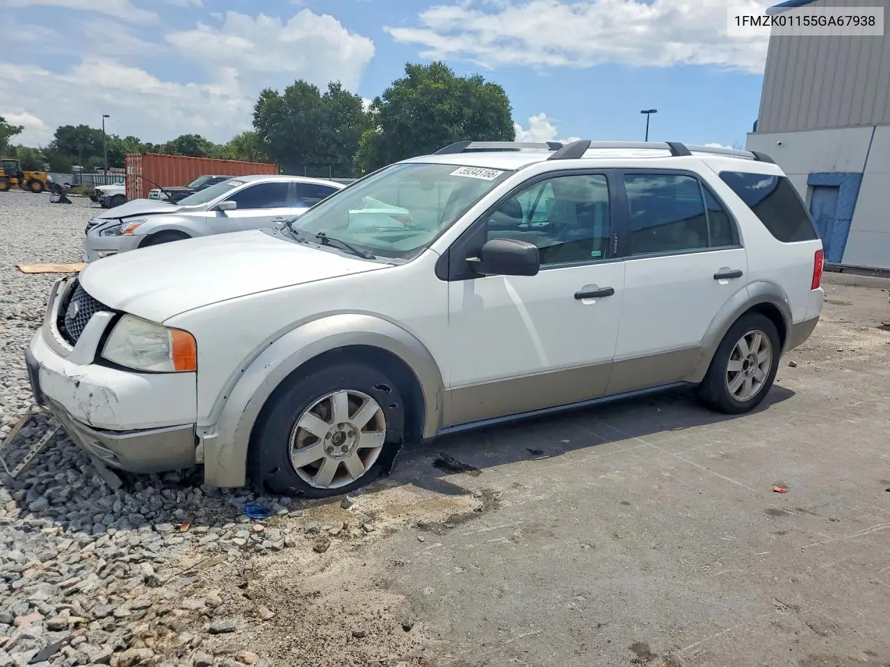 2005 Ford Freestyle Se VIN: 1FMZK01155GA67938 Lot: 59345166