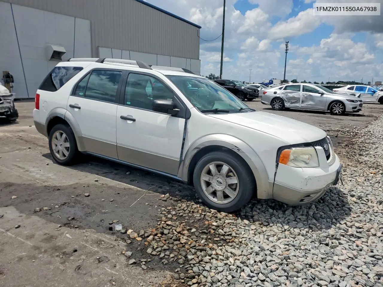 2005 Ford Freestyle Se VIN: 1FMZK01155GA67938 Lot: 59345166