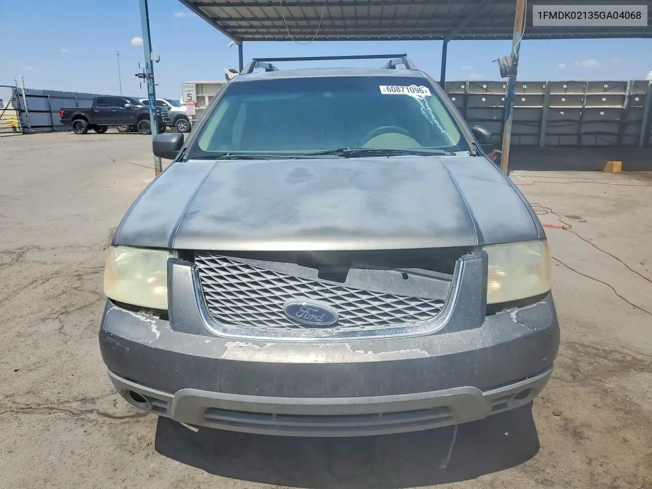 2005 Ford Freestyle Sel VIN: 1FMDK02135GA04068 Lot: 60871096